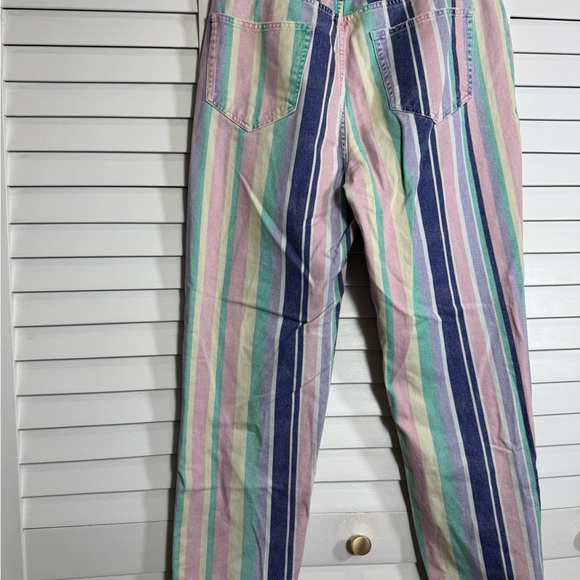 Urban Outfitters BDG Women’s Striped Pastel High-Waisted Jeans Size 32 - Picture 4 of 7